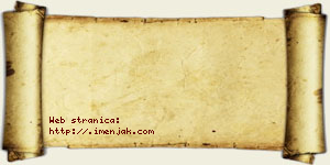 Angelina Debeljak vizit kartica